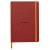 Rhodia 117437C – Cuaderno flexible Nacarat A5 (14,8 x 21 cm, 160 páginas, papel Clairefontaine marfil 90 g/m2, cierre elástico, cobertura de piel sintética – rodiarama